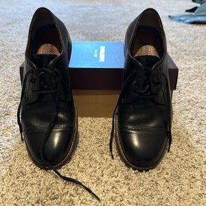 Johnson and Murphy black dress shoes size 9 men’s.